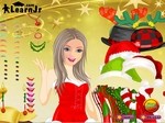 Online Barbie christmas dressup, Oblkaky zadarmo.