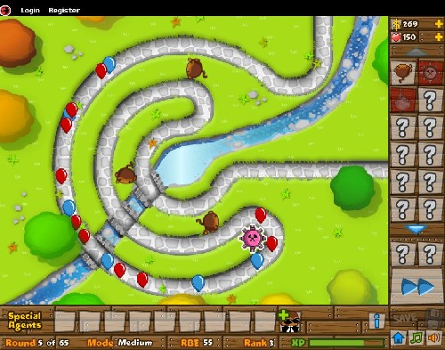 Bloons Tower Defense 5 online Strategick hry