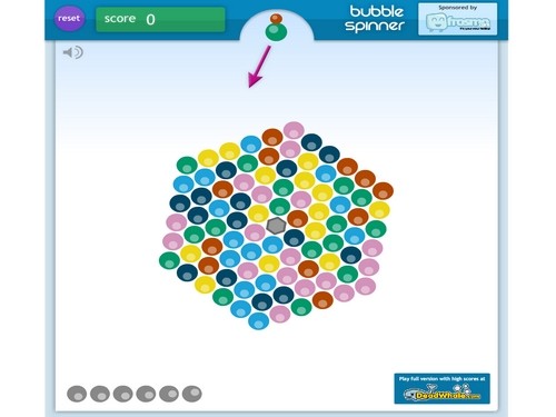 Bubble spinner online Stlec hry