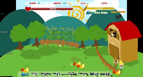 Farm Wars online Stlec hry