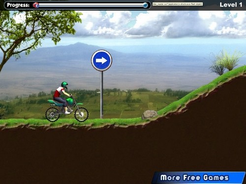 Online hra Bike master
