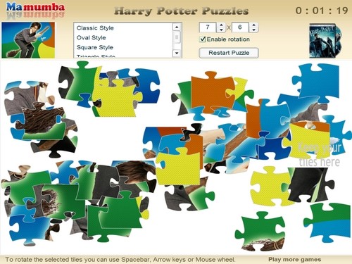 Harry Potter online Puzzle