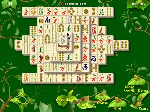 Mahjong Gardens online Deskov hry