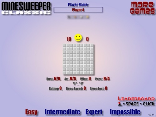 Mine Sweeper online Deskov hry