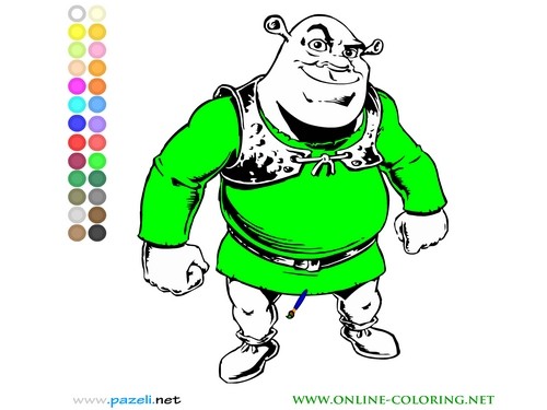 Online hra Shrek Online hra Shrek