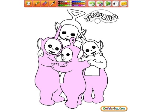 Teletubbies online Omalovánky Teletubbies online Omalovánky